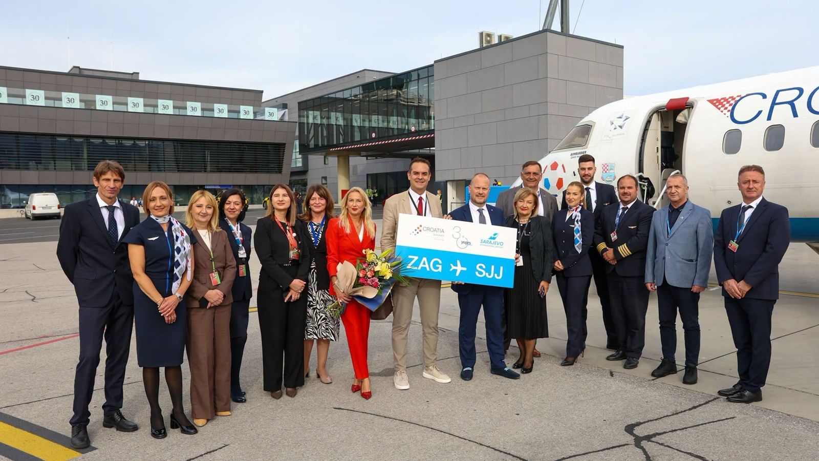 Obilježeno 30 godina od uspostave zračne linije između Zagreba i Sarajeva