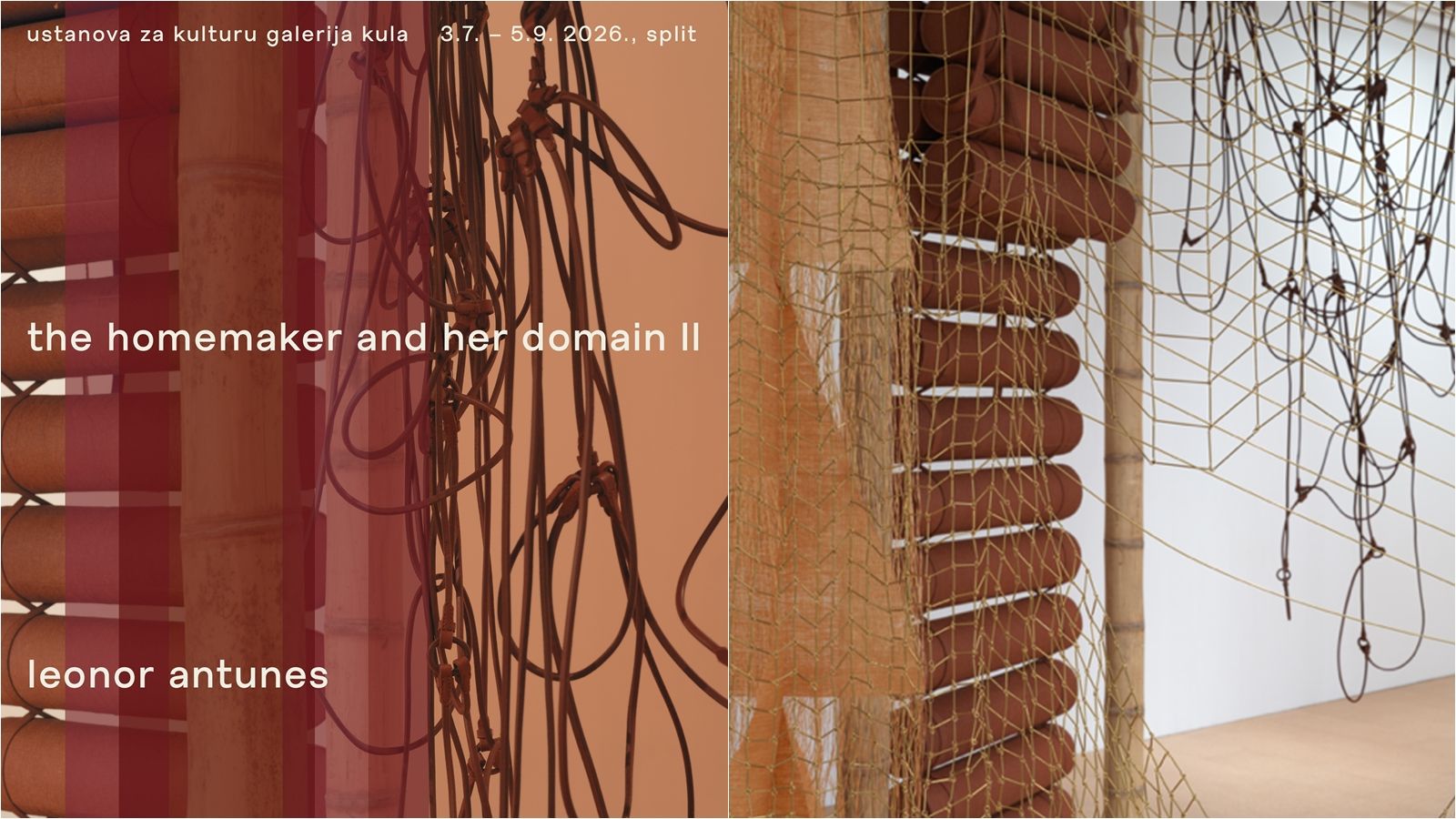LEONOR ANTUNES U GALERIJI KULA Otvorenje izložbe 'The Homemaker and Her Domain II'