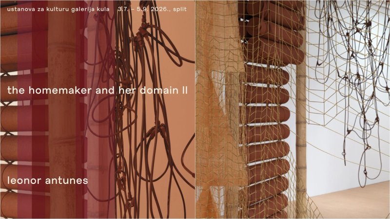 LEONOR ANTUNES U GALERIJI KULA Otvorenje izložbe 'The Homemaker and Her Domain II'