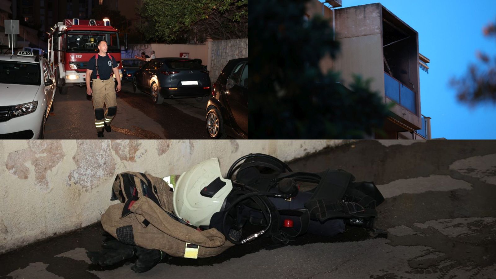 FOTO/VIDEO Ugašen požar u stanu na Mertojaku