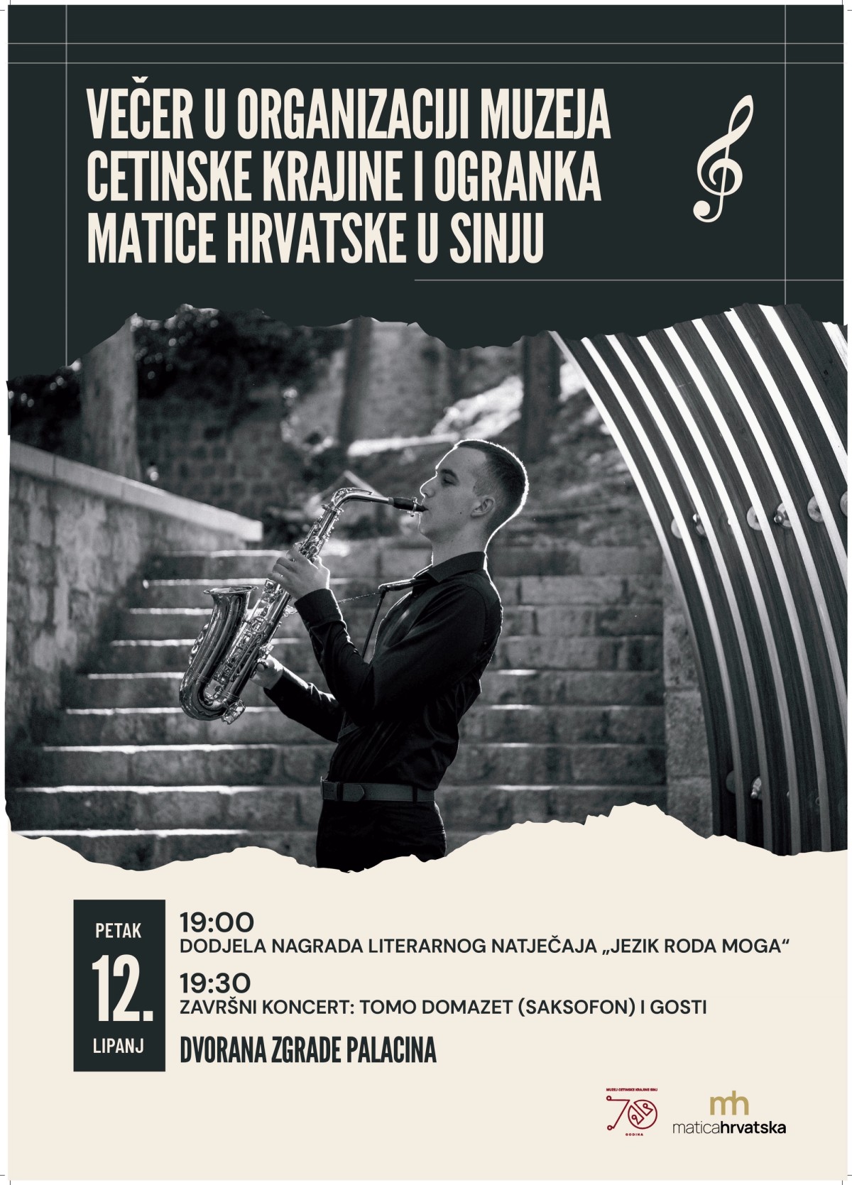 Dodjela nagrada za literarni natječaj i koncert Tome Domazeta u petak u Palacini