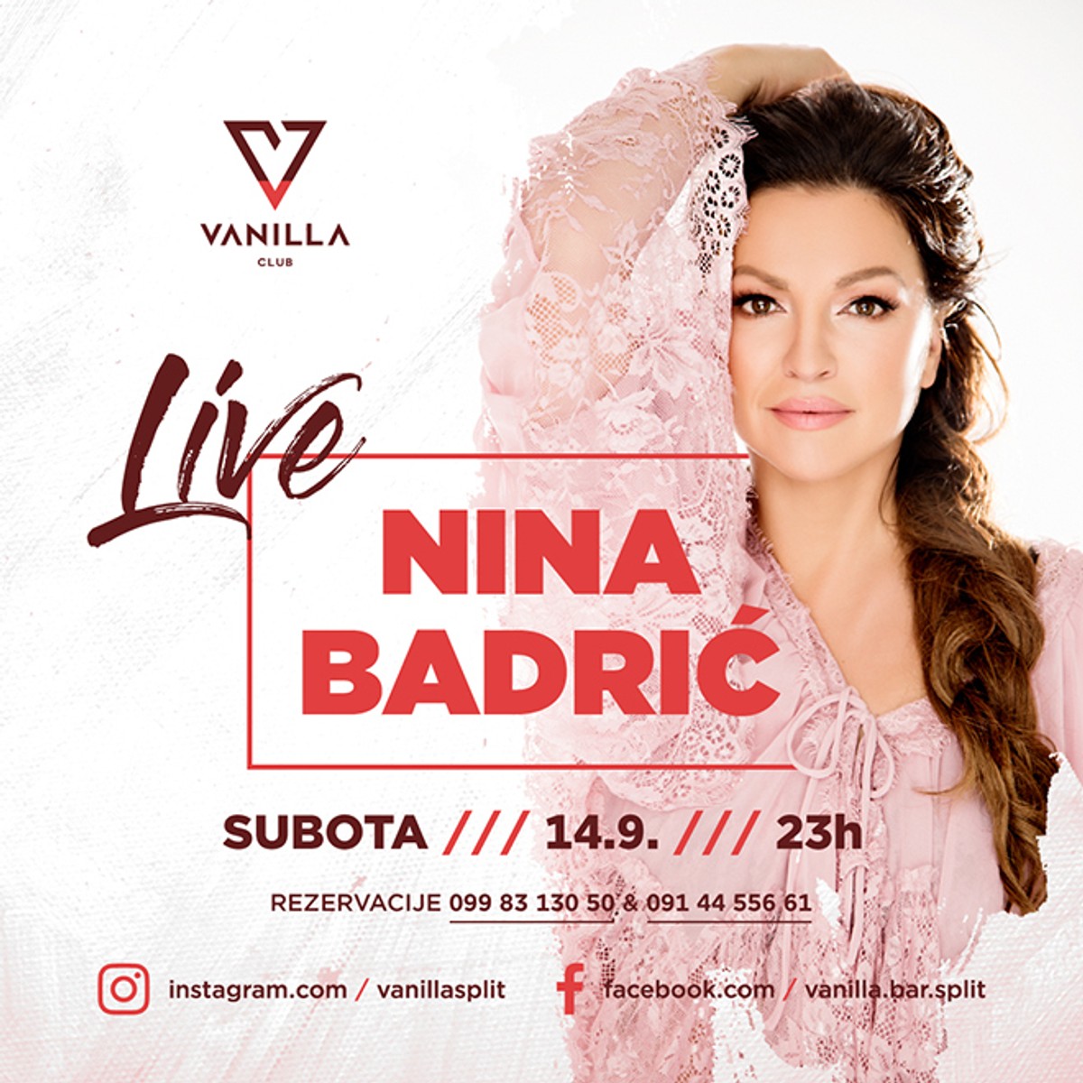 Nina Badrić večeras nastupa u Splitu