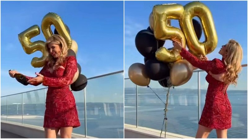 Poznata Splićanka zablistala za 50. rođendan