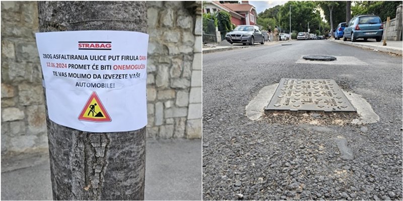 RADOVI U SPLITU Sutra se asfaltira Put Firula