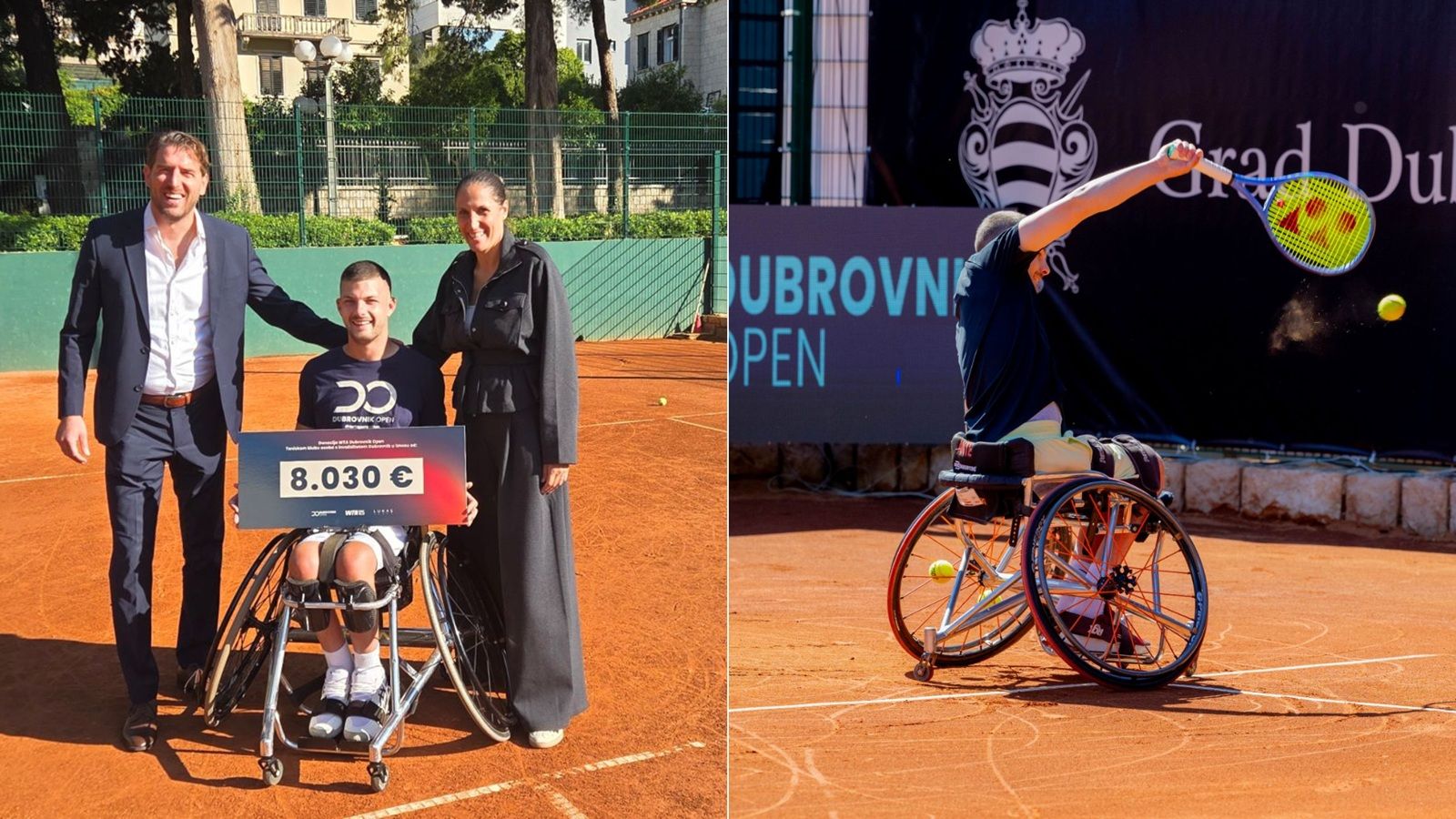Lijepa gesta organizatora WTA Dubrovnik Opena: Prihod od ulaznica doniran dubrovačkim tenisačima u kolicima