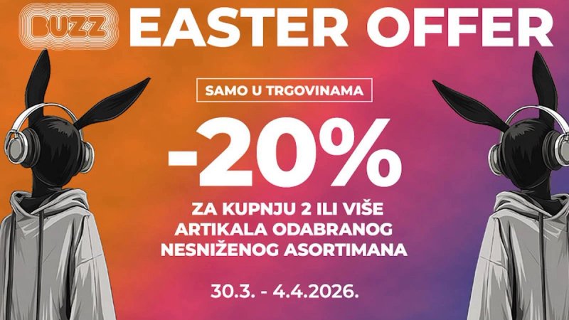 Uskrsna akcija u BUZZ-u, vrijeme za style upgrade
