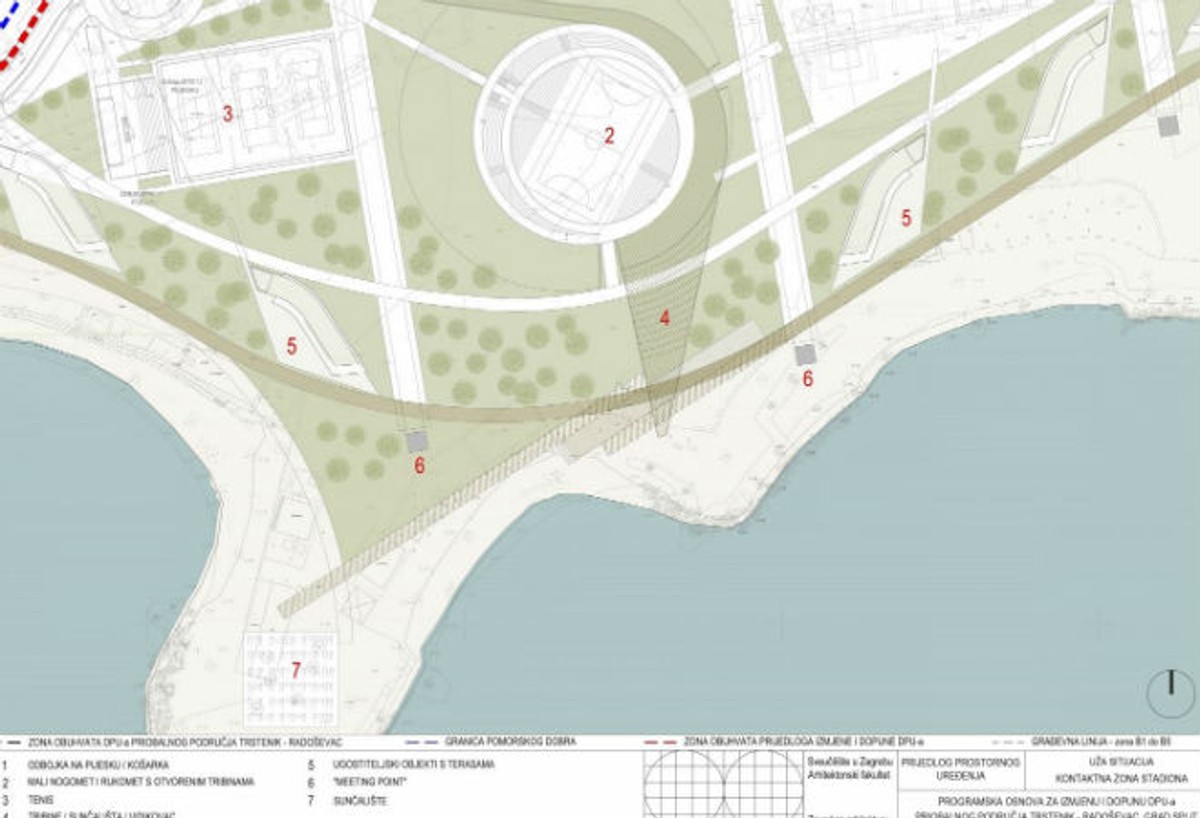 Novi izgled žnjanskog platoa: 'Nestaje cijeli red kafića uz more, a predviđene su zelene površine, sportski tereni, nova cesta...'