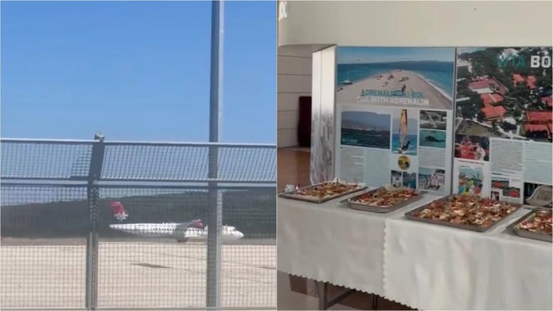 VIDEO Na Brač sletio prvi ovosezonski zrakoplov iz Beograda