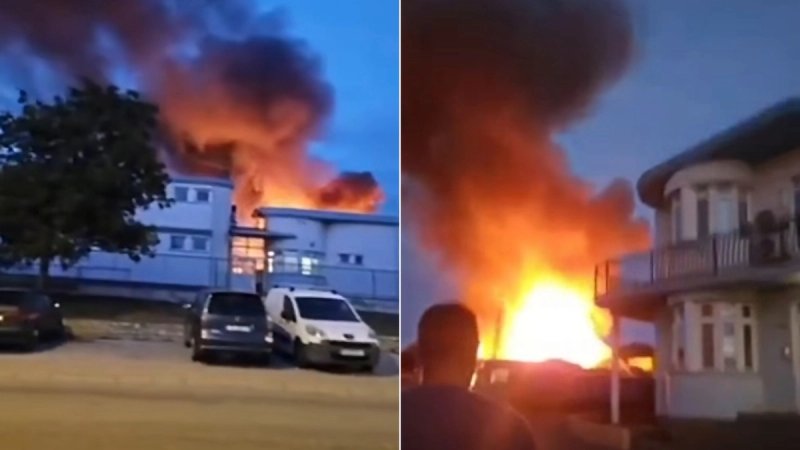 Veliki požar u Puli