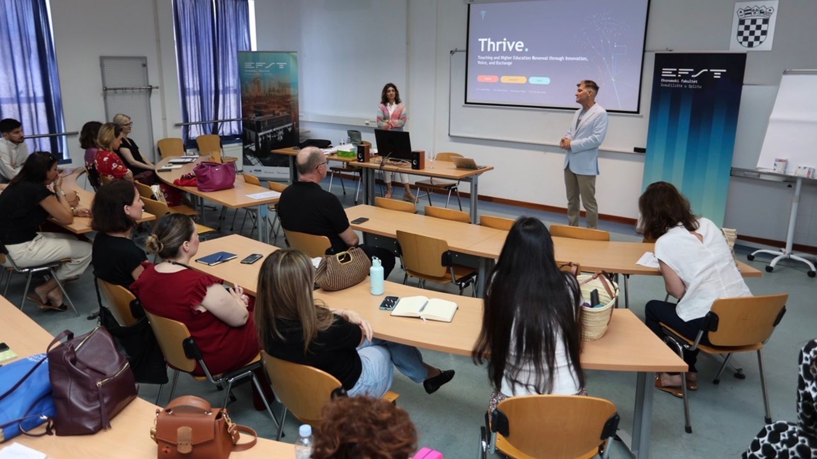 Međunarodna THRIVE radionica u Splitu okupila nastavnike i doktorande: Fokus na AI i inovacije u visokom obrazovanju