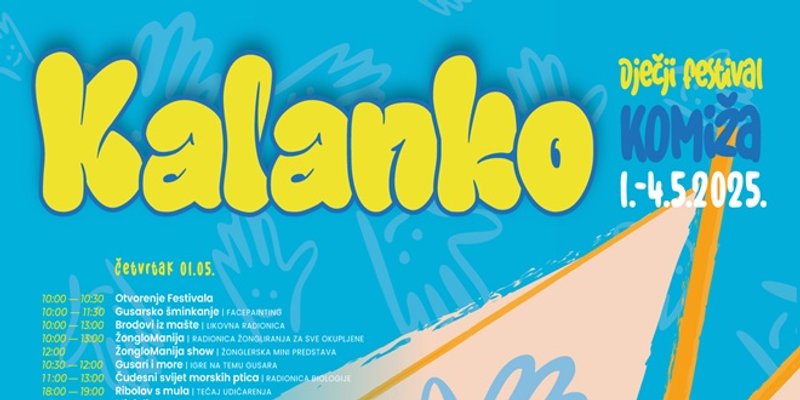 Prvosvibanjski vikend Komiža postaje dječji raj: Stiže Kalanko 2025!