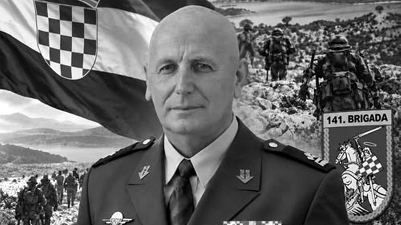 Hrvatski časnički zbor Split oprostio se od brigadira Nediljka Sirića: 'Zbogom, zapovjedniče!' 