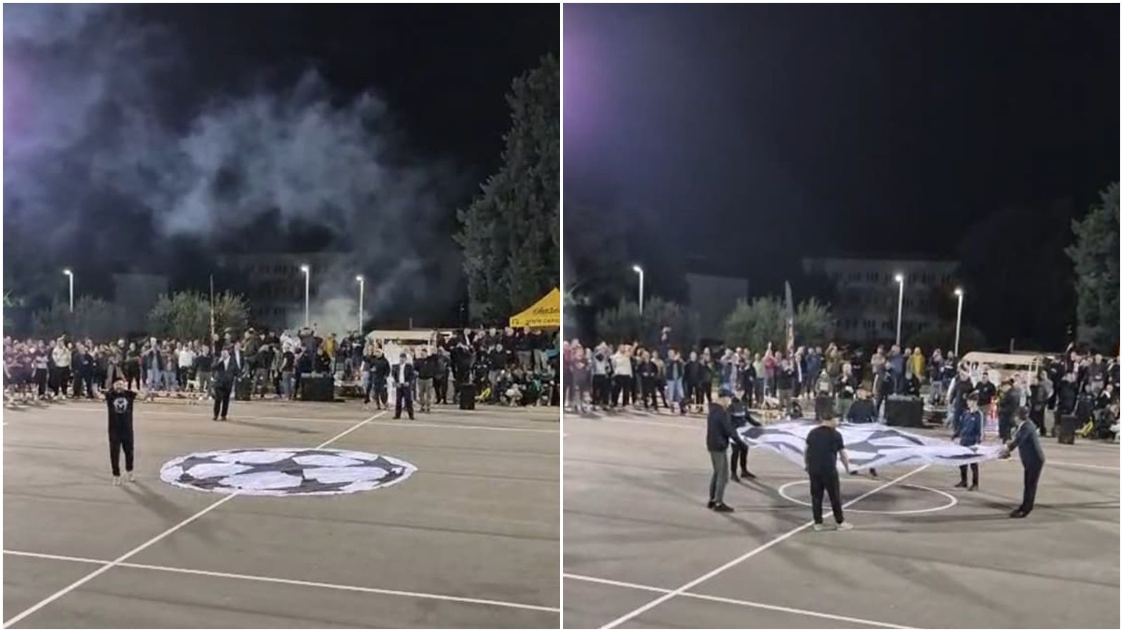 SHOW NA DANIMA SPINUTA Sve je u znaku utakmice s Ajaxom, pušten hit Doris Dragović koji je izvela u četvrtfinalu Lige prvaka