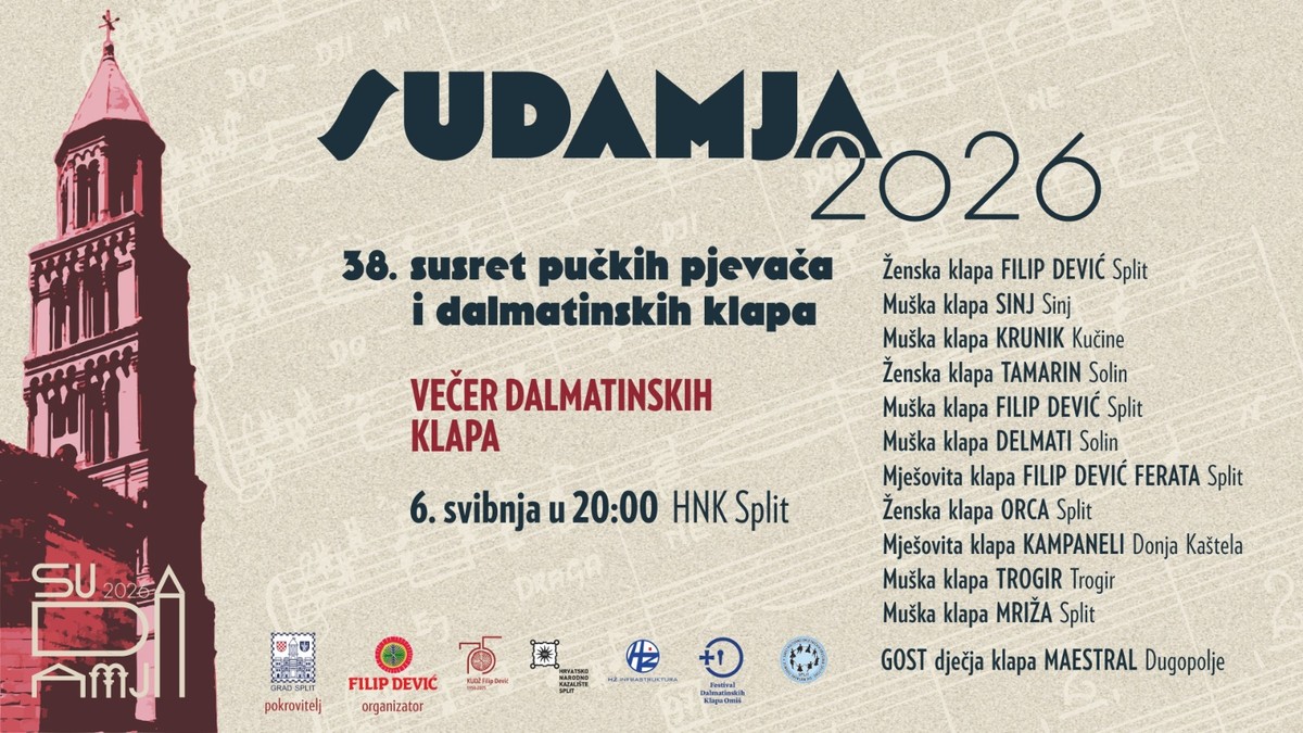 Tri dana tradicije i pjesme u Splitu: Susreti pučkih pjevača i dalmatinskih klapa