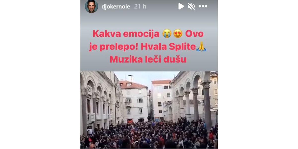 NAJBOLJI SVJETSKI TENISAČ ODUŠEVLJEN 'Hvala Splite, kakva emocija'