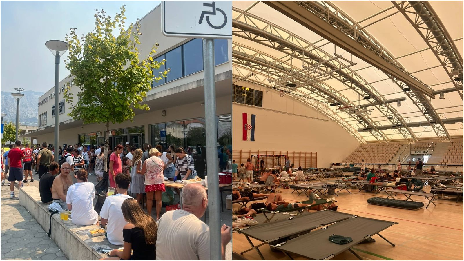 Razgovarali smo s ljudima koji su noć proveli u prihvatnom centru u Omišu: 'Nitko nije spavao, djeca su se prepala'