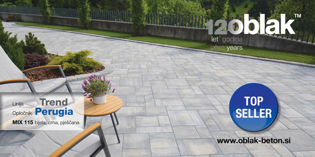 OBLAK COLOR MIX SUSTAV 'Opločnici raznih kombinacija boja najbolje su rješenja za vaš dom'