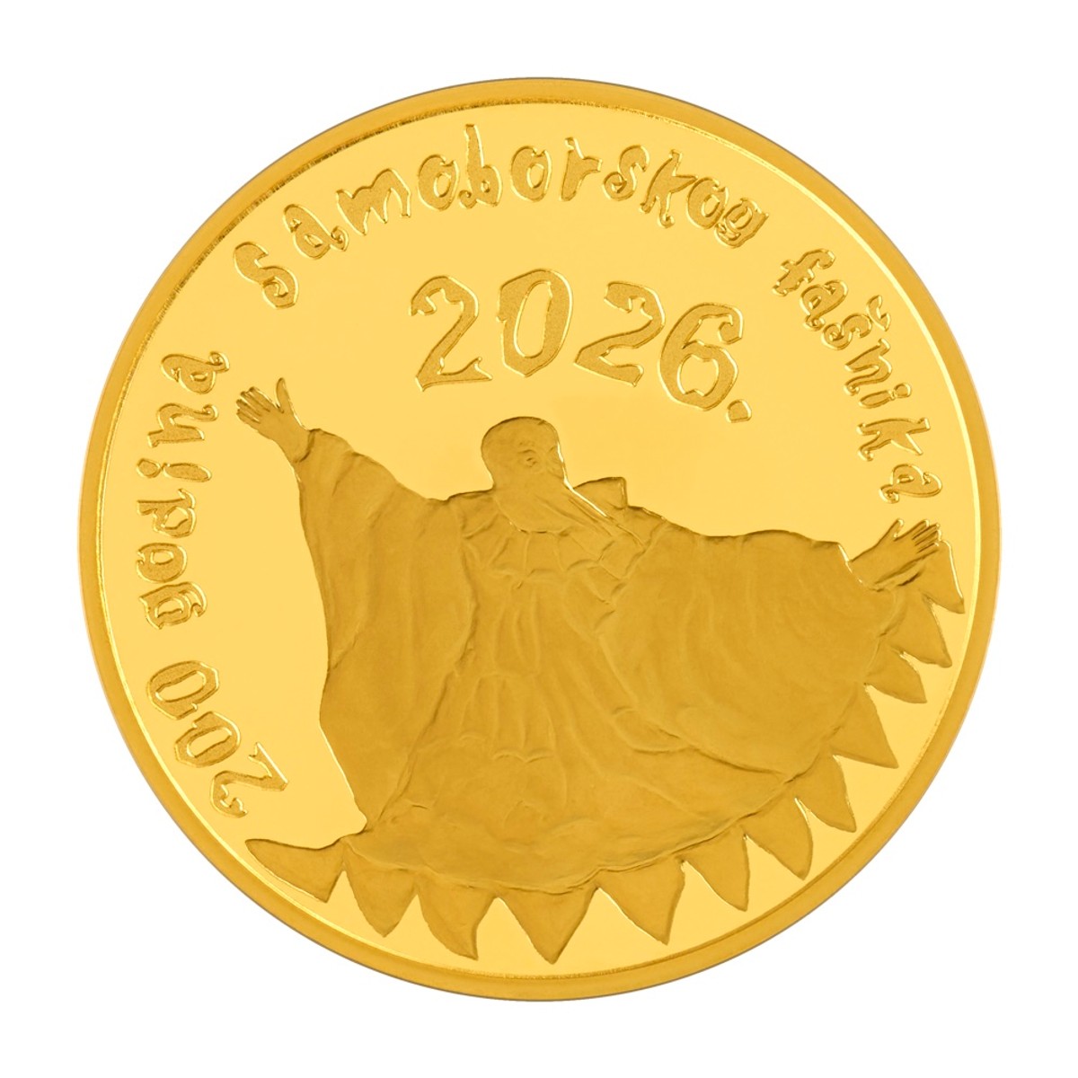 Dvjesto godina slobodne riječi: Samoborski fašnik na novom numizmatičkom izdanju