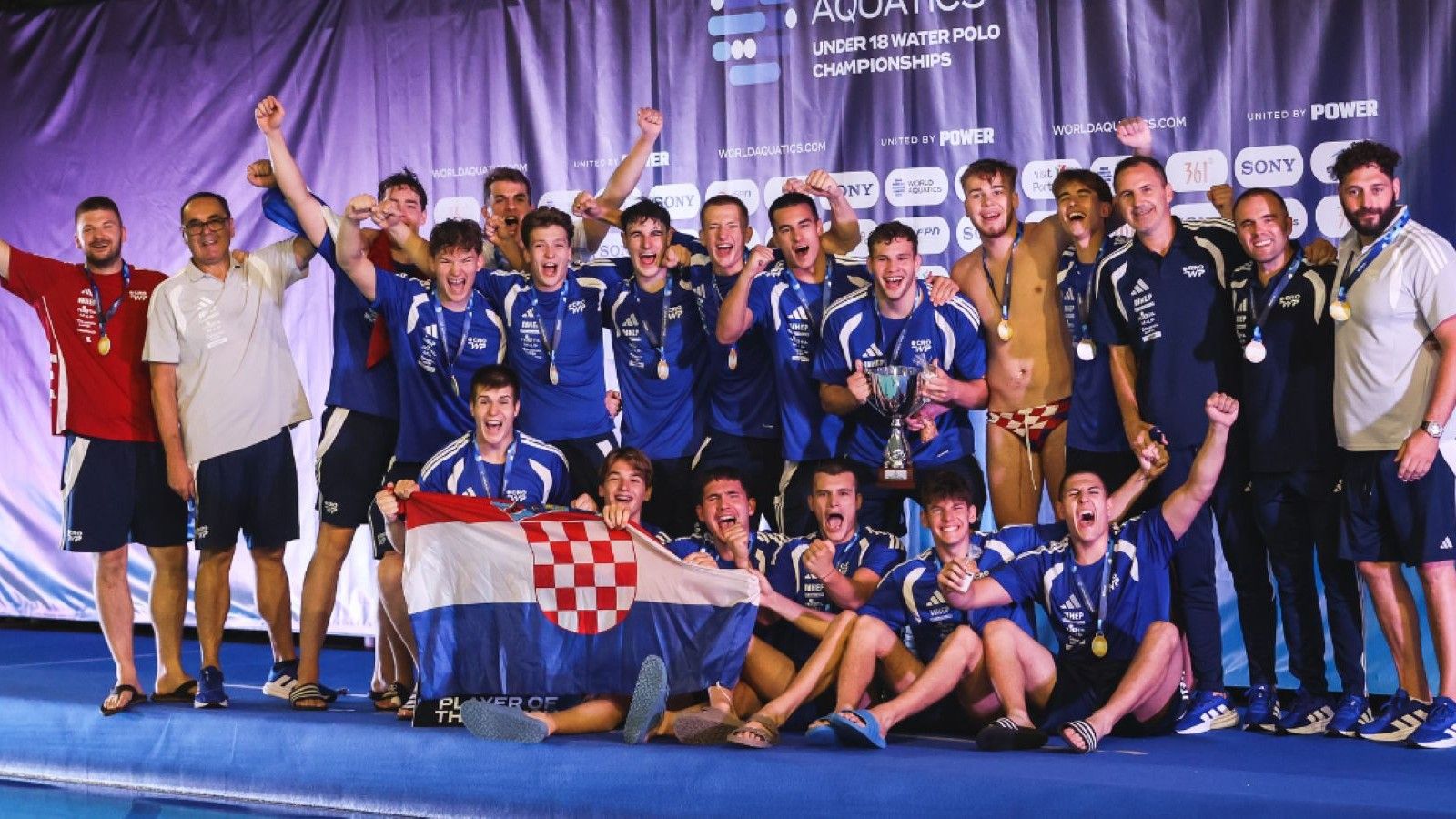 Četvorica jadranaša na tronu, Hrvatska U18 prvak svijeta