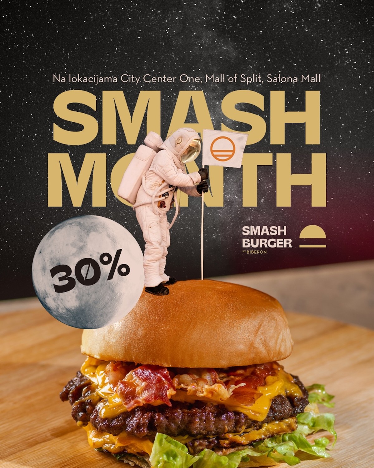 Smash Month u Biberonu: Cijeli mjesec 30 % na smash burgere