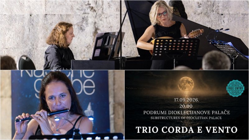 Trio Corda e Vento u podumima Dioklecijanove palače