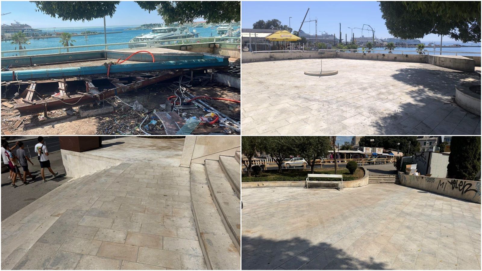 Plato nad pothodnikom na Domagojevoj obali konačno vraćen u prvobitno stanje