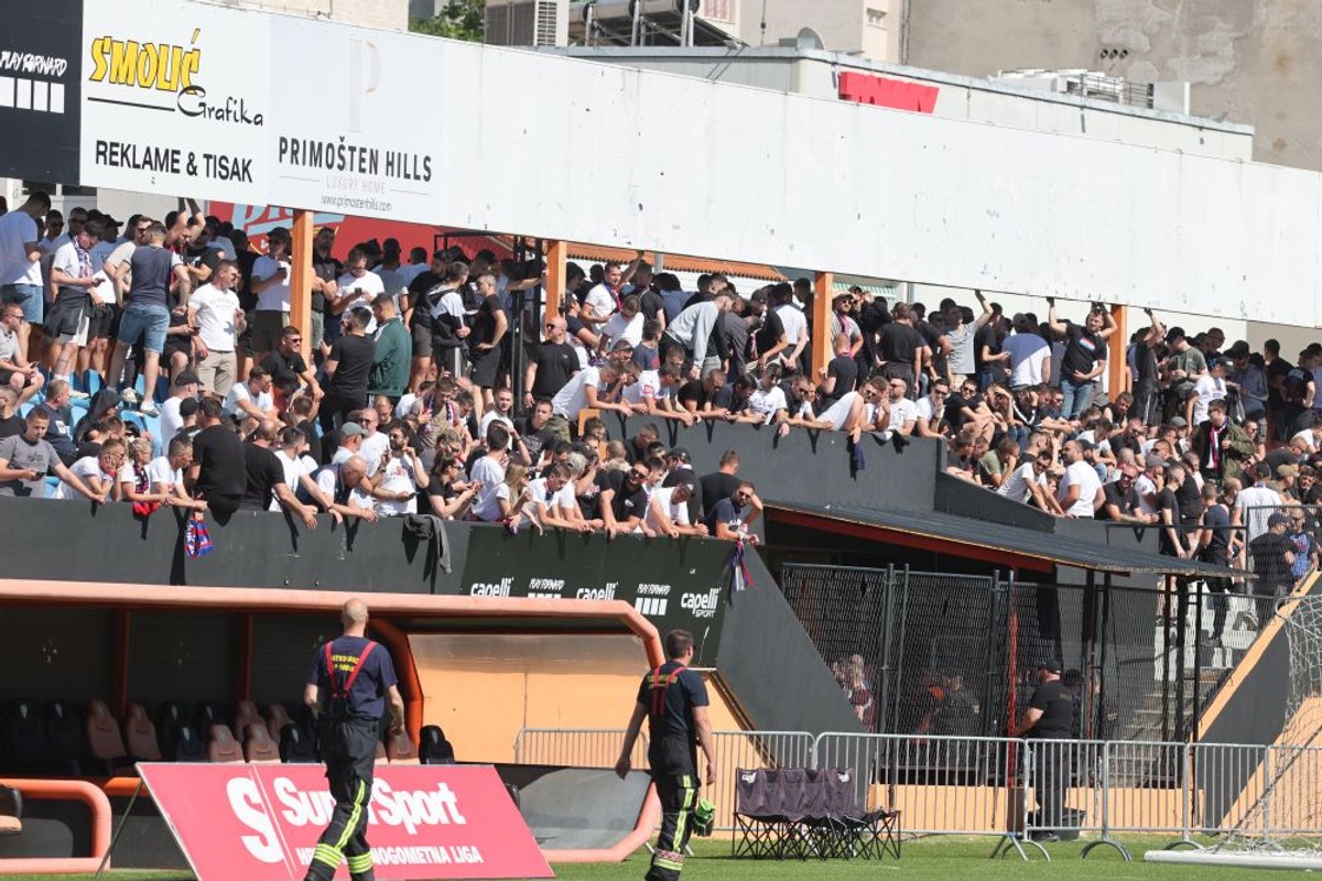 Šibenik - Hajduk / foto: Veljko Martinović