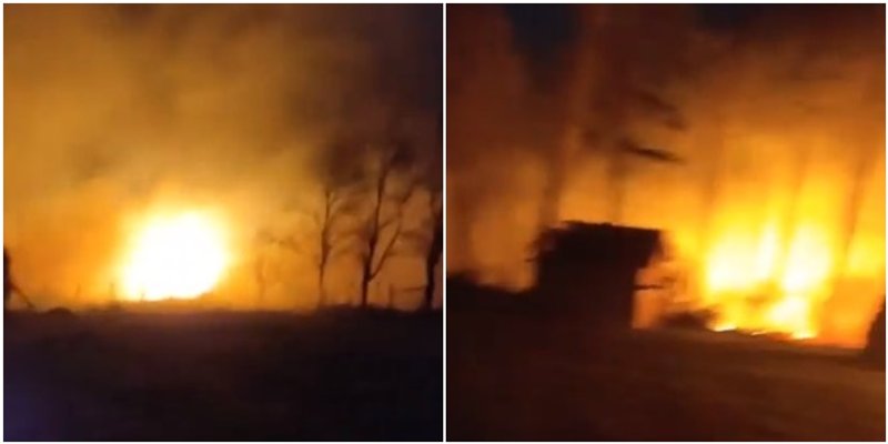 Olujni vjetar oborio dalekovod i izazvao požar u BiH, stanovnici evakuirani