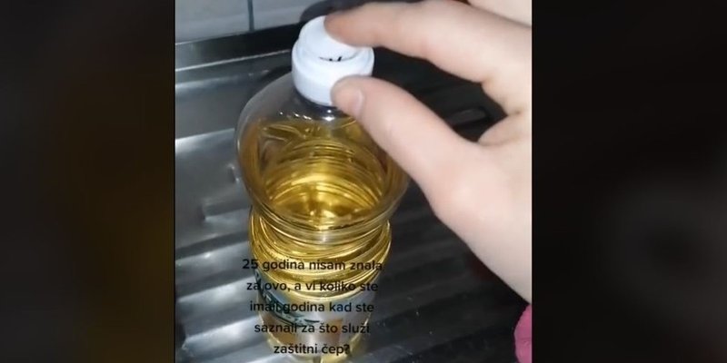 VIDEO: ČEMU SLUŽI ČEP NA ULJU? Jeste li isprobali?