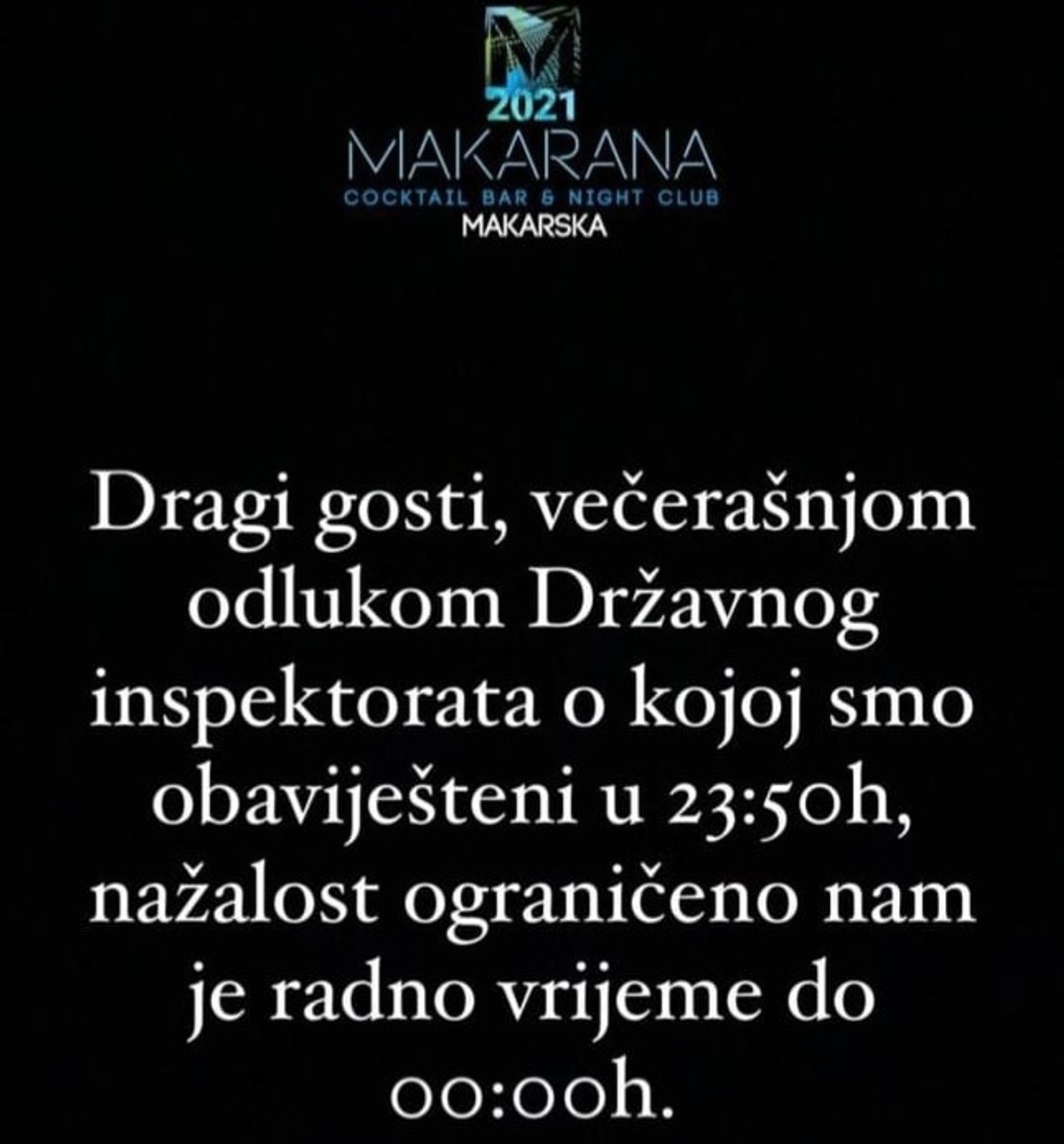 AKCIJA U SPLITU Zatvarani noćni klubovi u ponoć!