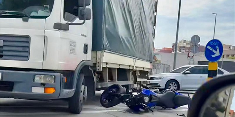 Nova prometna kod Kauflanda na Trsteniku, sudarili se kamion i motocikl