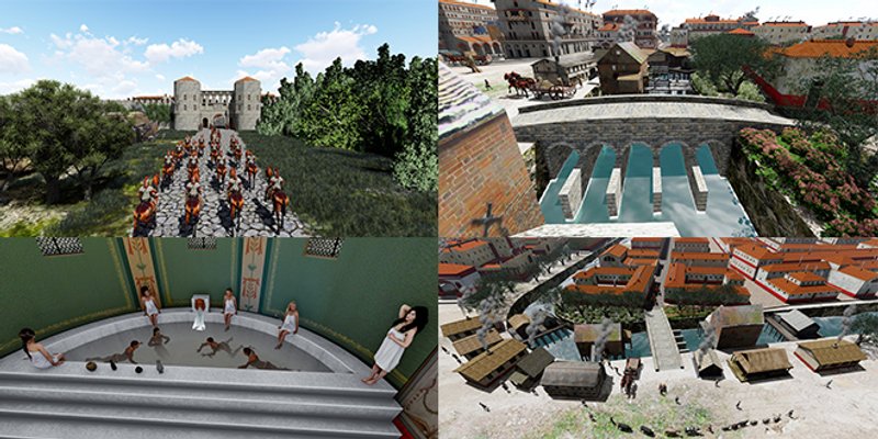 VIZUALIZACIJA Dalmatinski dvojac 'oživio' antičku Salonu