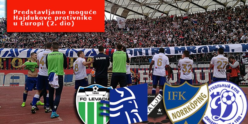 Hajdukovi protivnici mogu biti Nikola Tkalčić ili Josip Krznarić, a Nomme Kalju igra na stadionu s tek 2700 mjesta