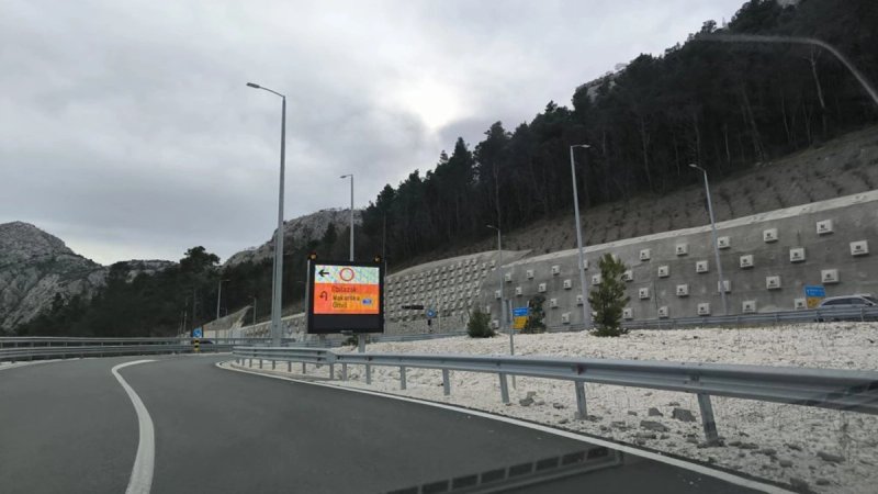 Omiška obilaznica zatvorena je za sav promet