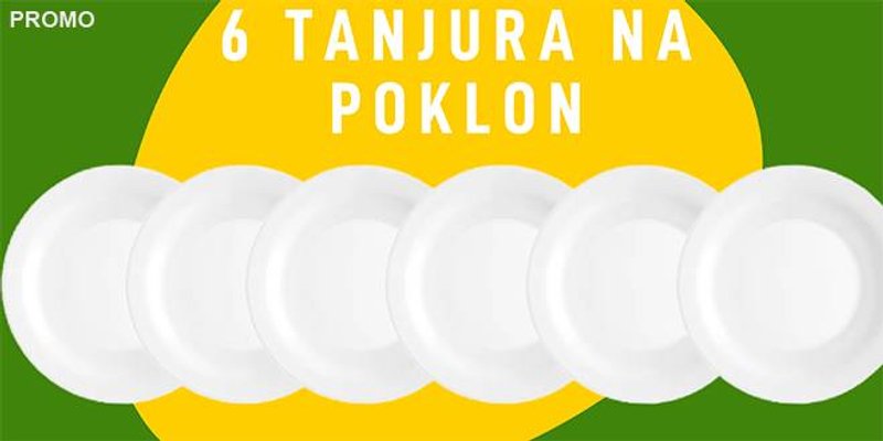 Splitska trgovina NIRS daruje kupce: 6 tanjura gratis