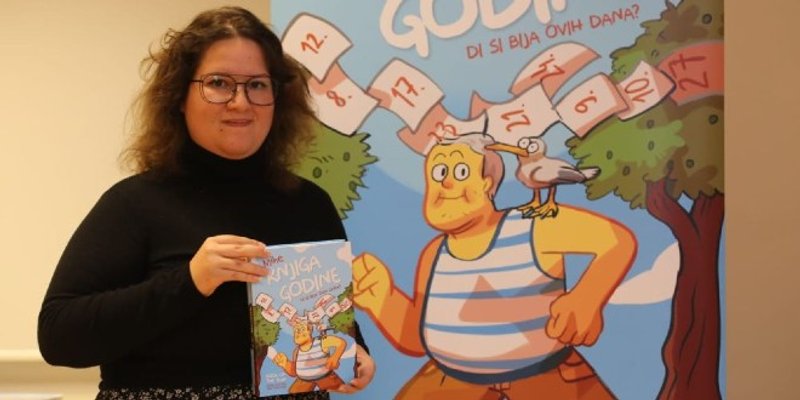 FOTO/VIDEO Splitska karikaturistica Mihaela Erceg Mihe predstavila svoju 'Knjigu godine'