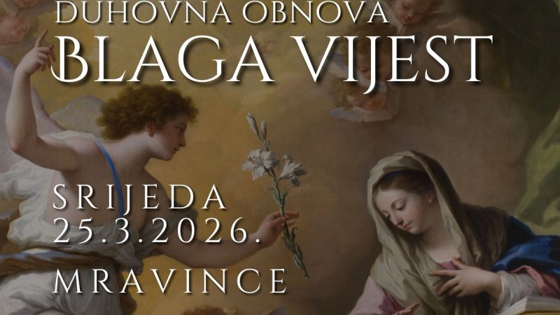 MRAVINCE Poslijepodne se održava duhovna obnova