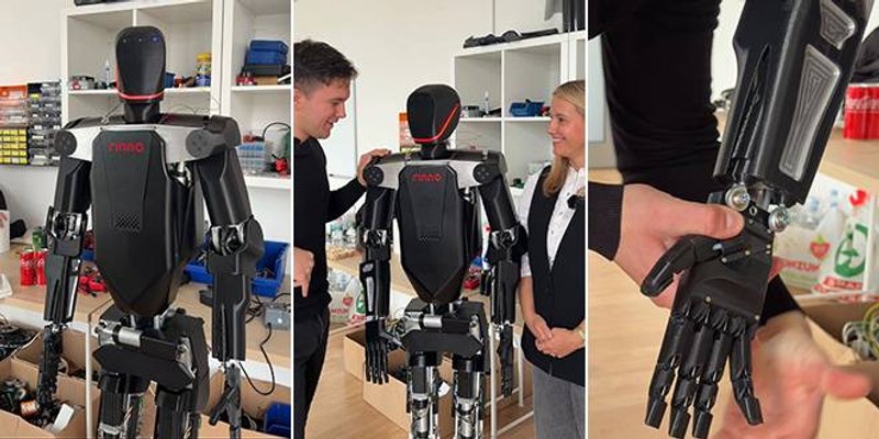 VIDEO Robot navija za Hajduka: Upoznajte Rinna i njegovog stvoritelja iz Runovića