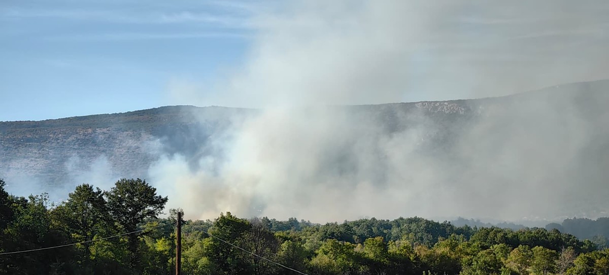NA GRANICI S HRVATSKOM Izbio požar u Grudama