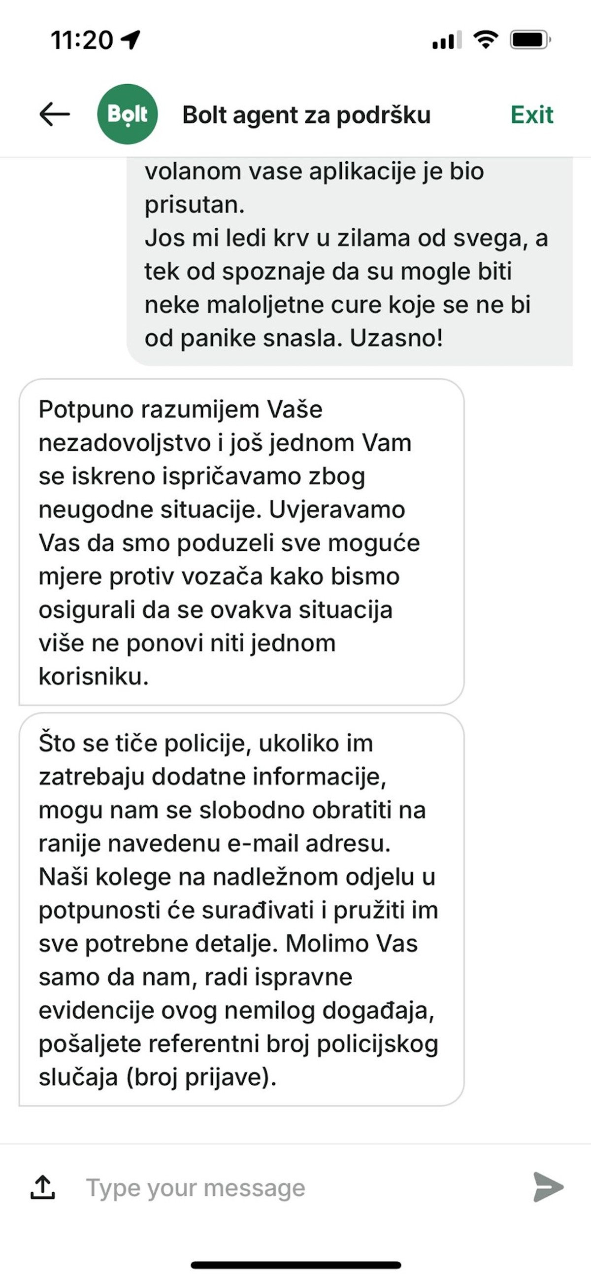 STRAVIČNO ISKUSTVO SPLIĆANKI Vozač Bolta skrenuo s rute i pričao im o seksualnim iskustvima s putnicima. Zaustavio se tek kada su nazvale policiju 
