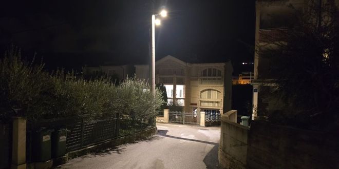 FOTOGALERIJA Završena rekonstrukcija javne rasvjete u dijelu Hercegovačke ulice u Podstrani