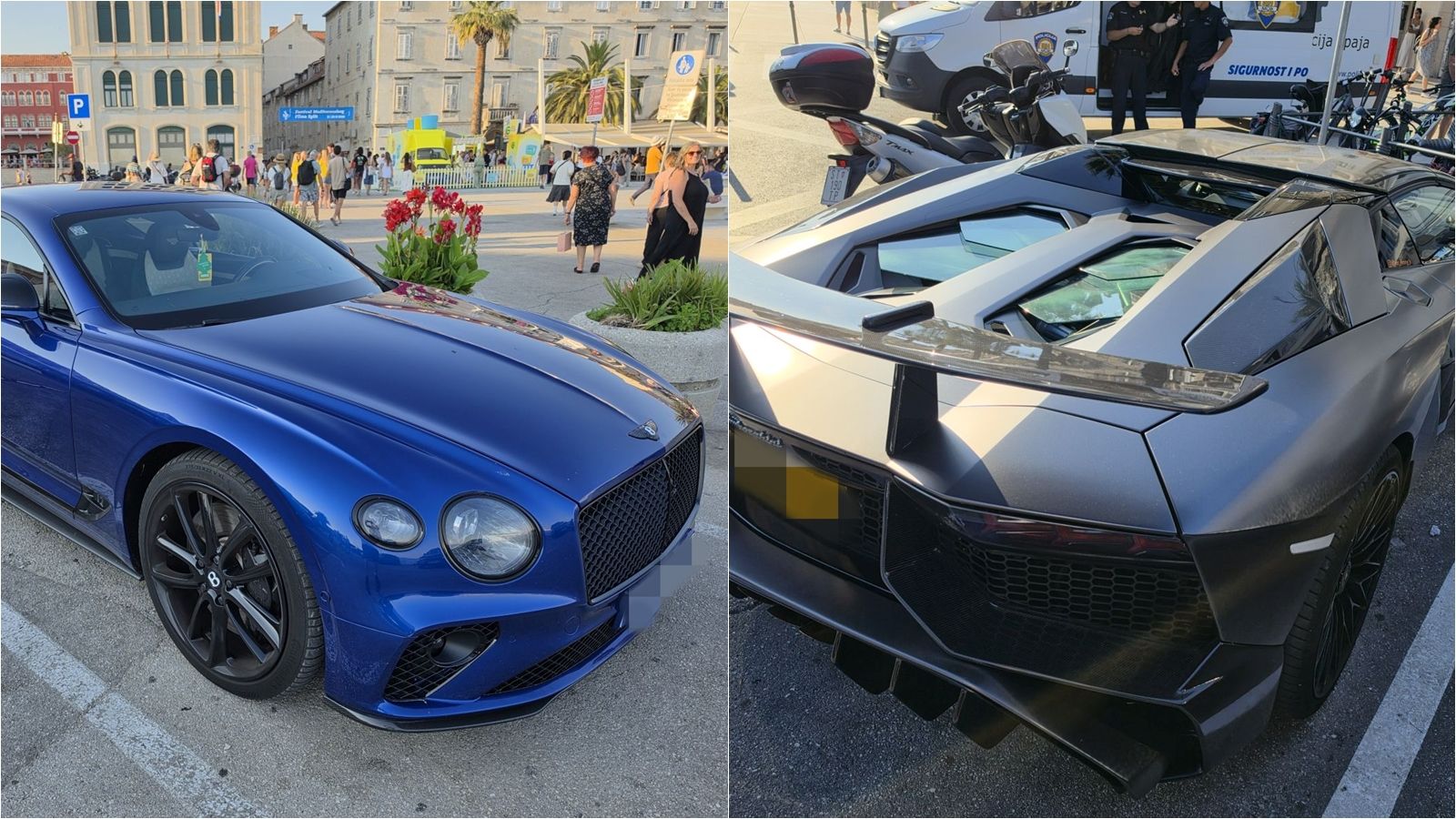 FOTOGALERIJA: V12 talijanska zvijer i britanski grand tourer privukli poglede u Splitu