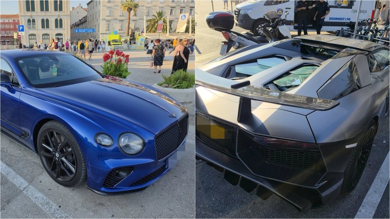 FOTOGALERIJA: V12 talijanska zvijer i britanski grand tourer privukli poglede u Splitu