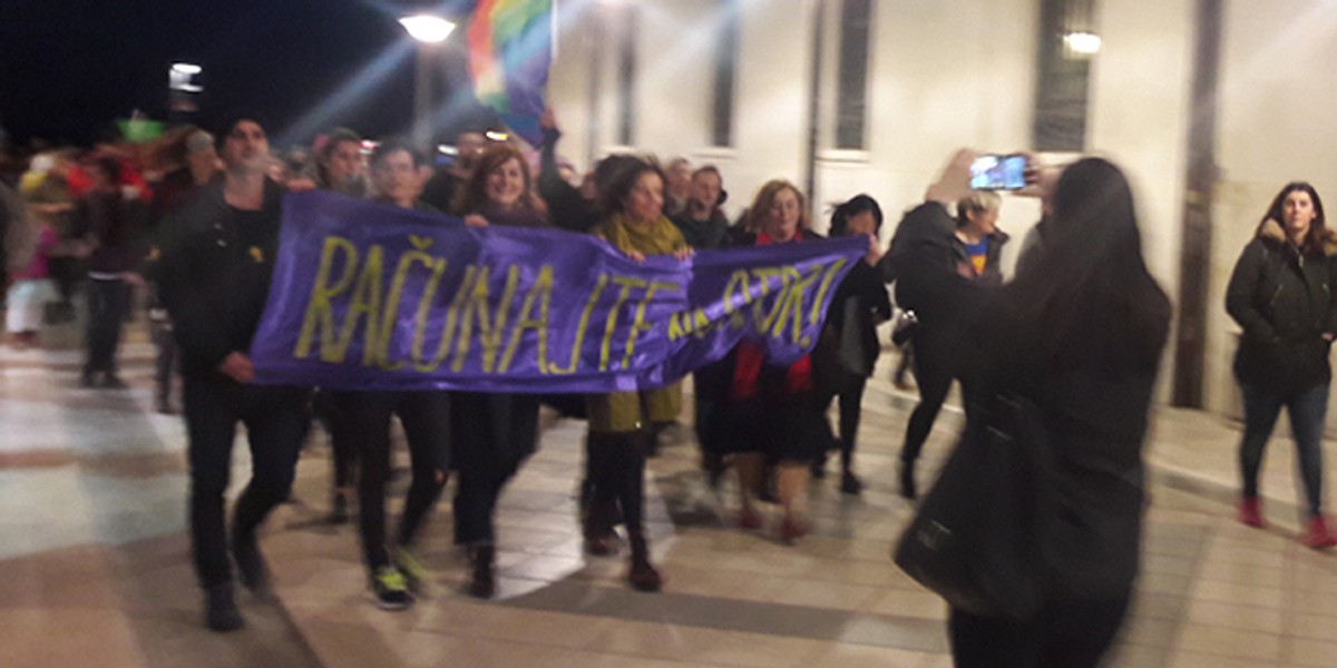 NOĆNI MARŠ Mirjana Kučer: Prestanite biti advokati djece negirajući pravo i slobodu ženi!