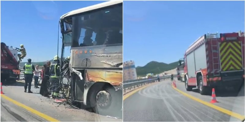 VIDEO Sudar dva autobusa kod Vučevice: Na terenu policija, hitna pomoć i vatrogasci