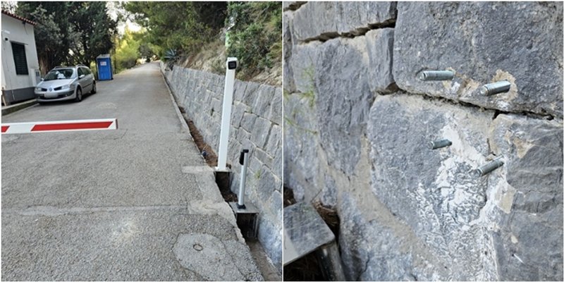 FOTOGALERIJA Uklonjene željezne prepreke na Marjanu, ostale šipke predstavljaju opasnost