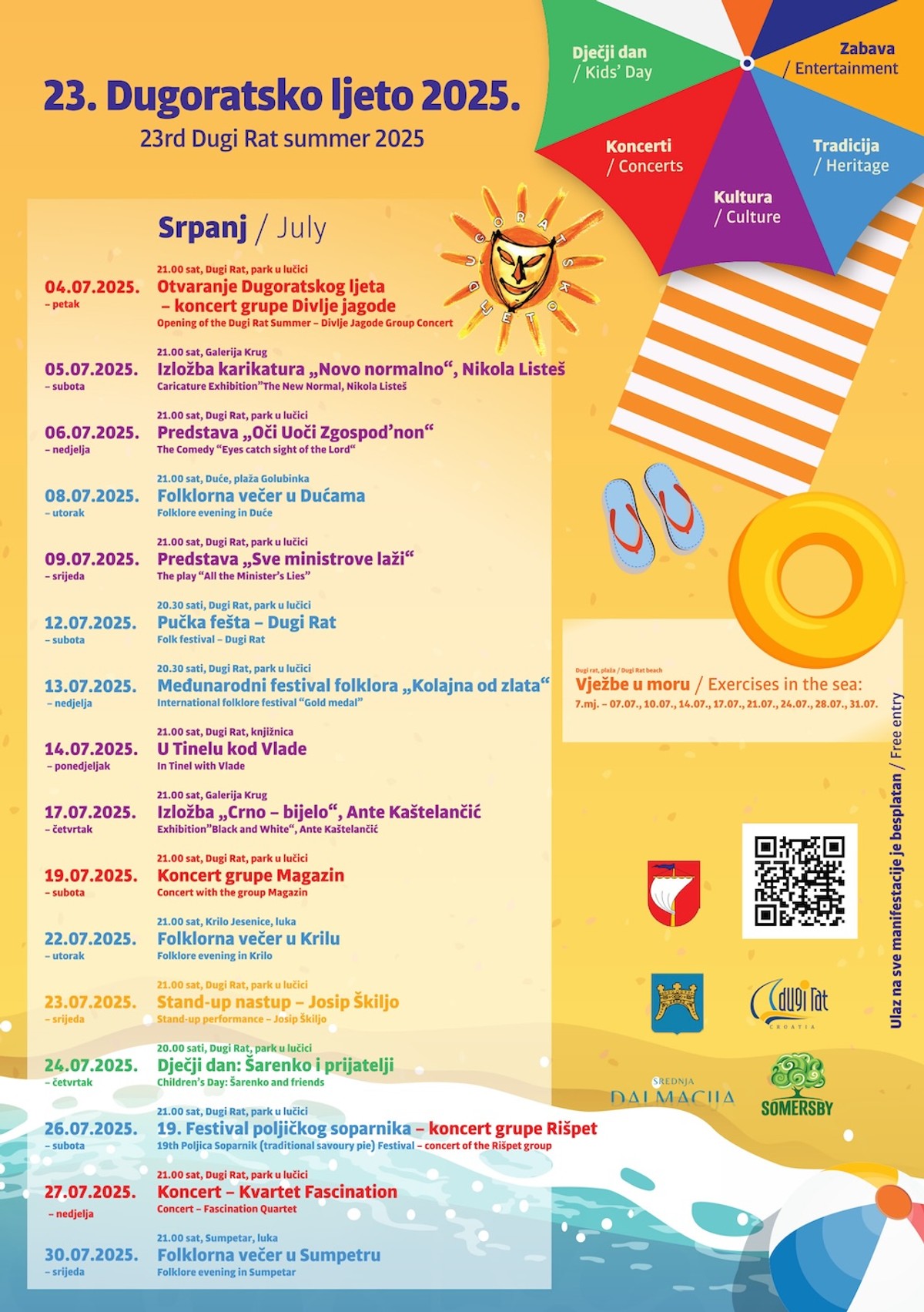 Ljeto i ove godine ima istu adresu - počinje 23. Dugoratsko ljeto!