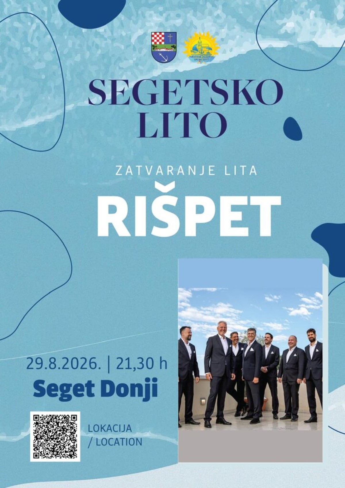 Klapa Rišpet stiže u Seget