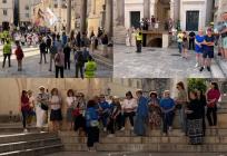 Žene ih dočekala molitvom: I ovu subotu katolički muževi su na koljenima na Peristilu
