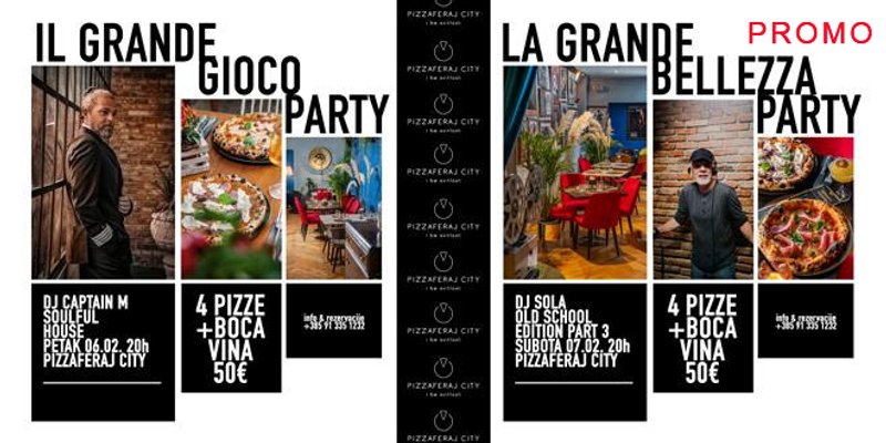 Ovaj vikend vrhunski DJ nastupi i velika akcija u Pizzaferaj Cityja u Zlatnim vratima